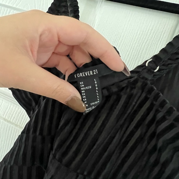 Forever 21 Mesh + Velvet Bodysuit - Picture 5 of 5